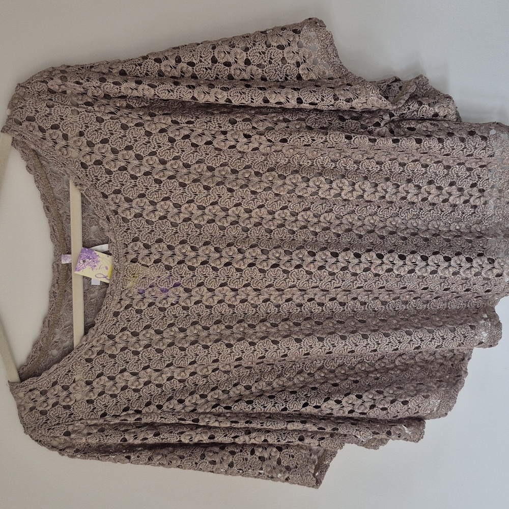 Gold shimmer Poncho
